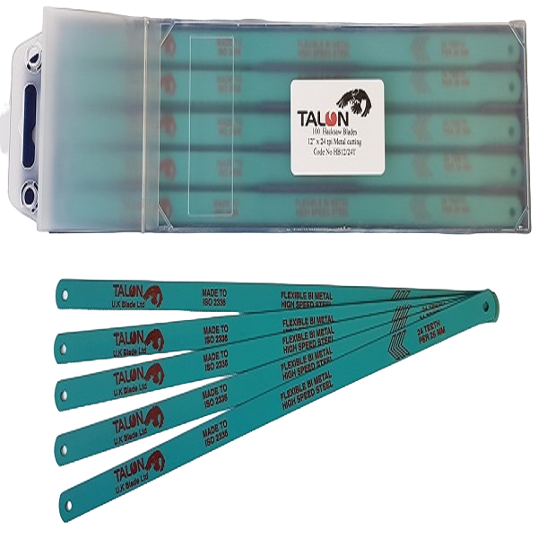 Talon 12 Inch Hacksaw Blades (Pack of 100 Blades)