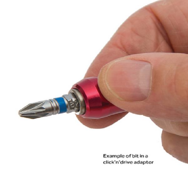 25mm Impact Screwdriver Bits - 15 Piece Tic Tac Box