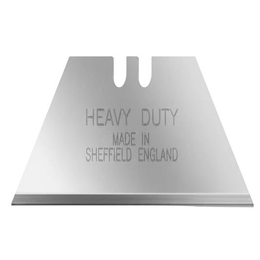 Heavy-duty blade with 'Made in Sheffield, England' text on a white background